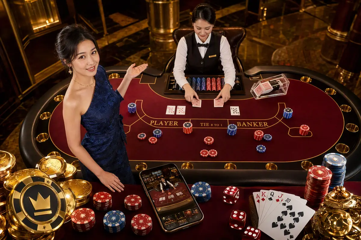 bagus545 casino live dealer meja permainan